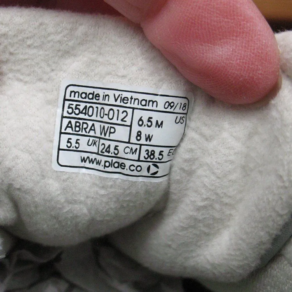 NWB Plae Abra Waterproof Unisex Mid Top Leather Blend Sneakers Shoes White Size 8 - Image 14