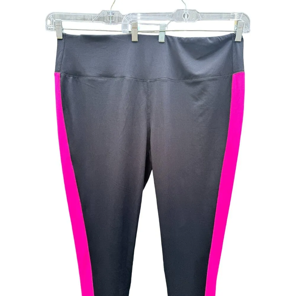 Belle Body by Kim Gravel Colorblock Leggings Black 2X - Image 9