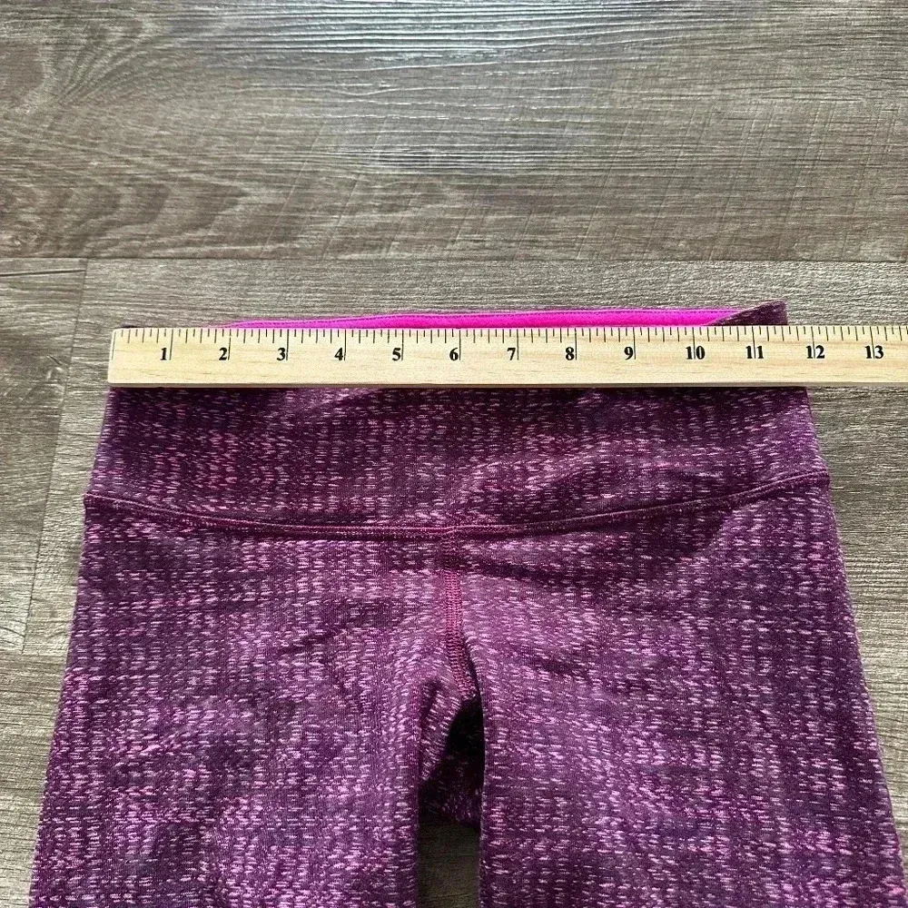 LULULEMON Wunder Under Ziggy Wee August Glo Raspberry Glo Light Crop size 2 - Image 5