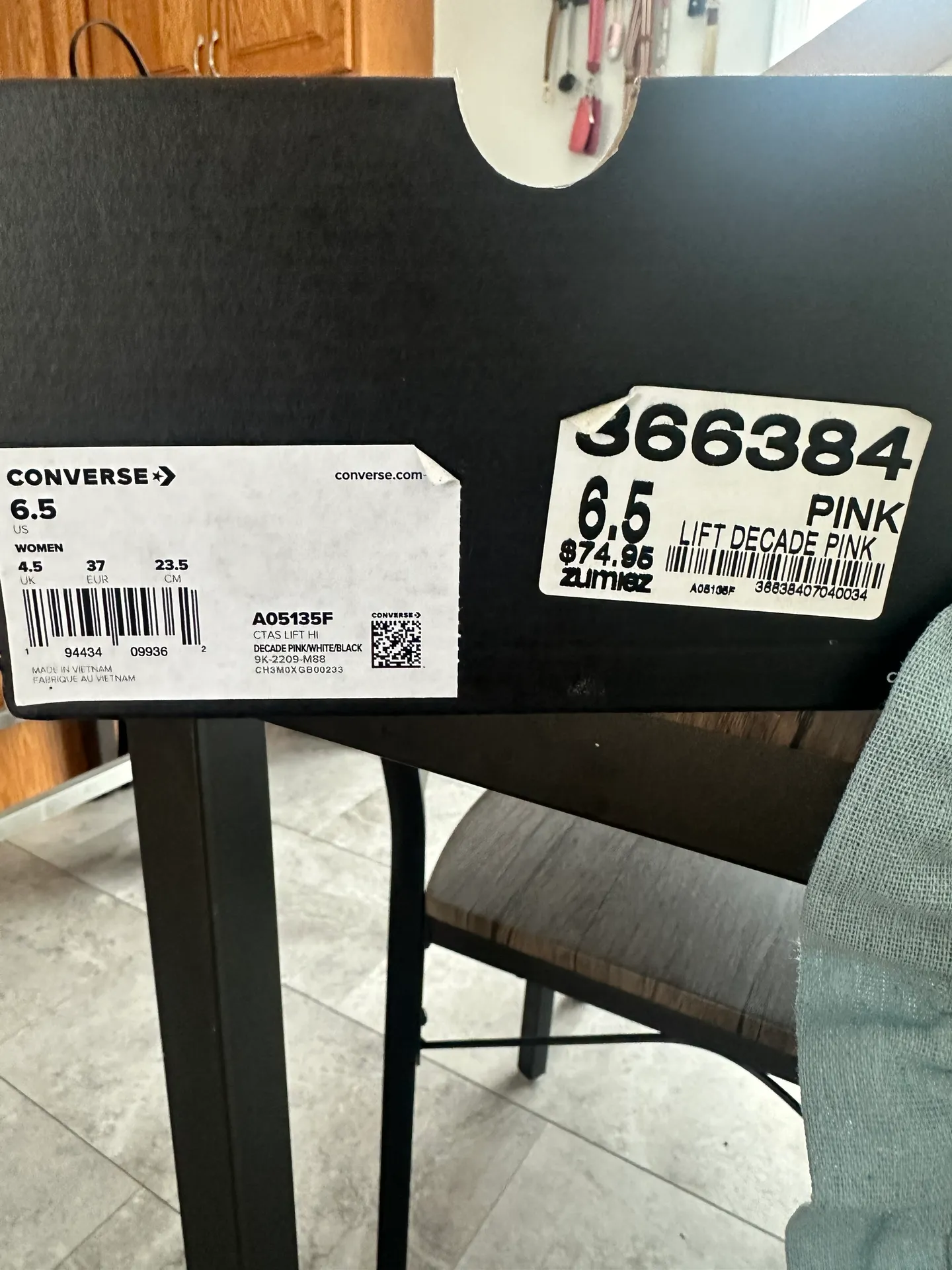 Baby Pink Platform Sneakers - Image 3