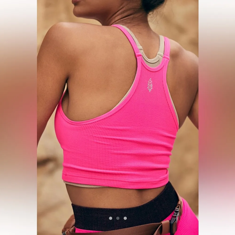 Free People movement Happiness Crop Pink - Image 5