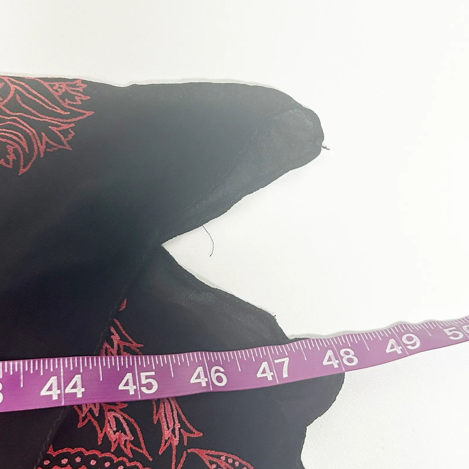 EVA BLUE Womens Y2K Paisley Beaded Asymmetrical Hem Midi Slip Dress Size 16 Black - Image 13