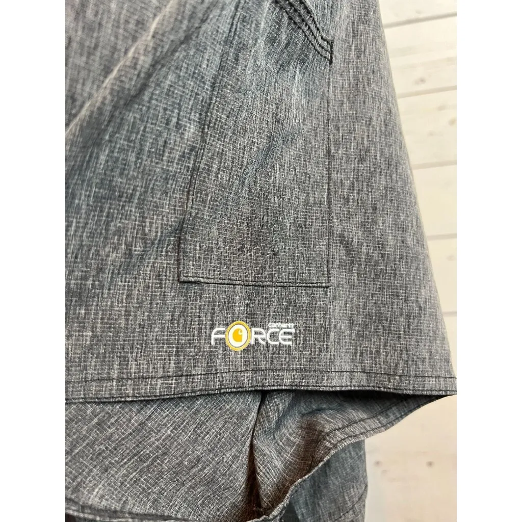 Carhartt Force Scrub Top Plus‎ Size 3X Womens Nursing Shirt C12106 Gray 3XL - Image 6