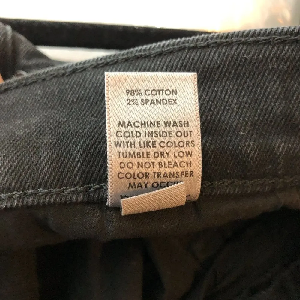 Cotton Citizen Womens Jeans Skinny Cuffed Stretch Black 30 - Image 5