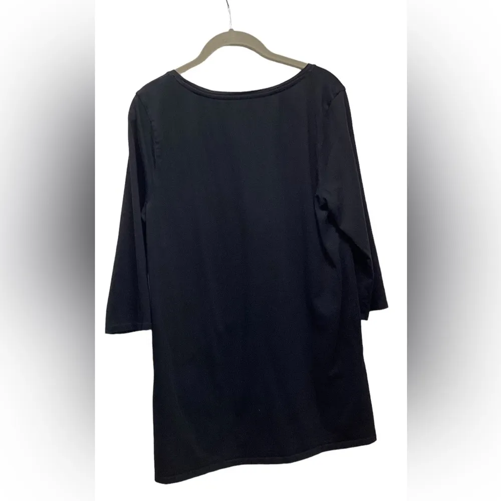 j Jill tunic. Black size Medium - Image 2