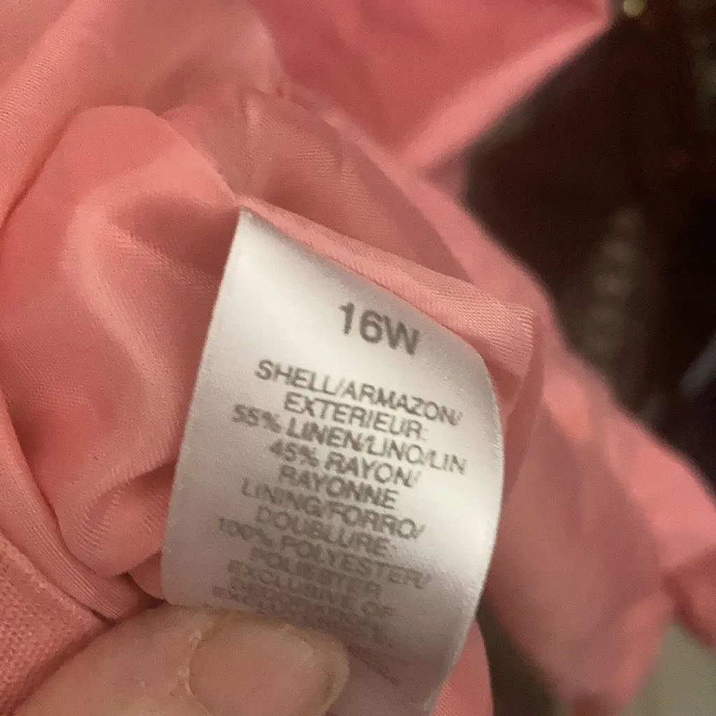 FINAL MARKDOWN Emma James lined linen blend dress 16w - Image 5