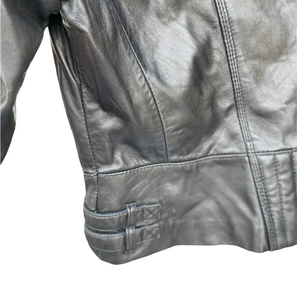 Andrew Marc New York Lamb Leather Jacket size L - Image 8