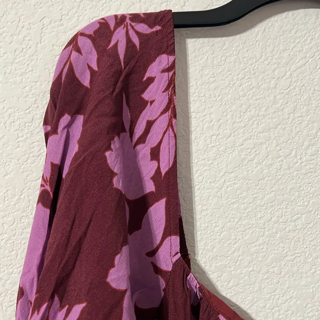 Peter Som x RTR Floral Midi Square-Neck Dress, Size 2 - Image 10