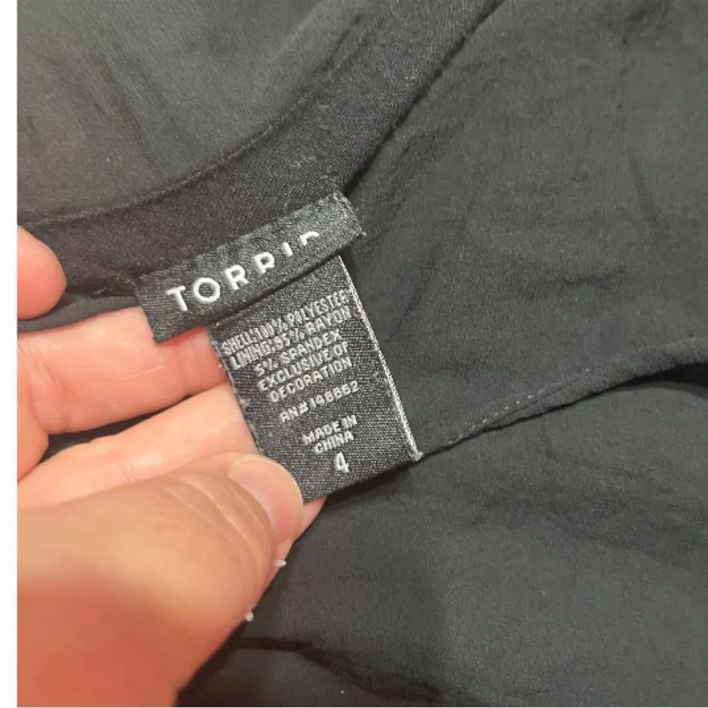 Torrid black flutter sleeve body suit BLACK SIZE 4X - Image 5