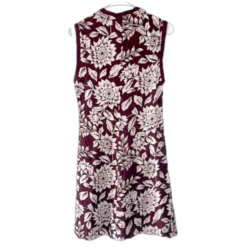 Imperfect Theory floral dress lightweight dress v neck button sleeveless - Image 5