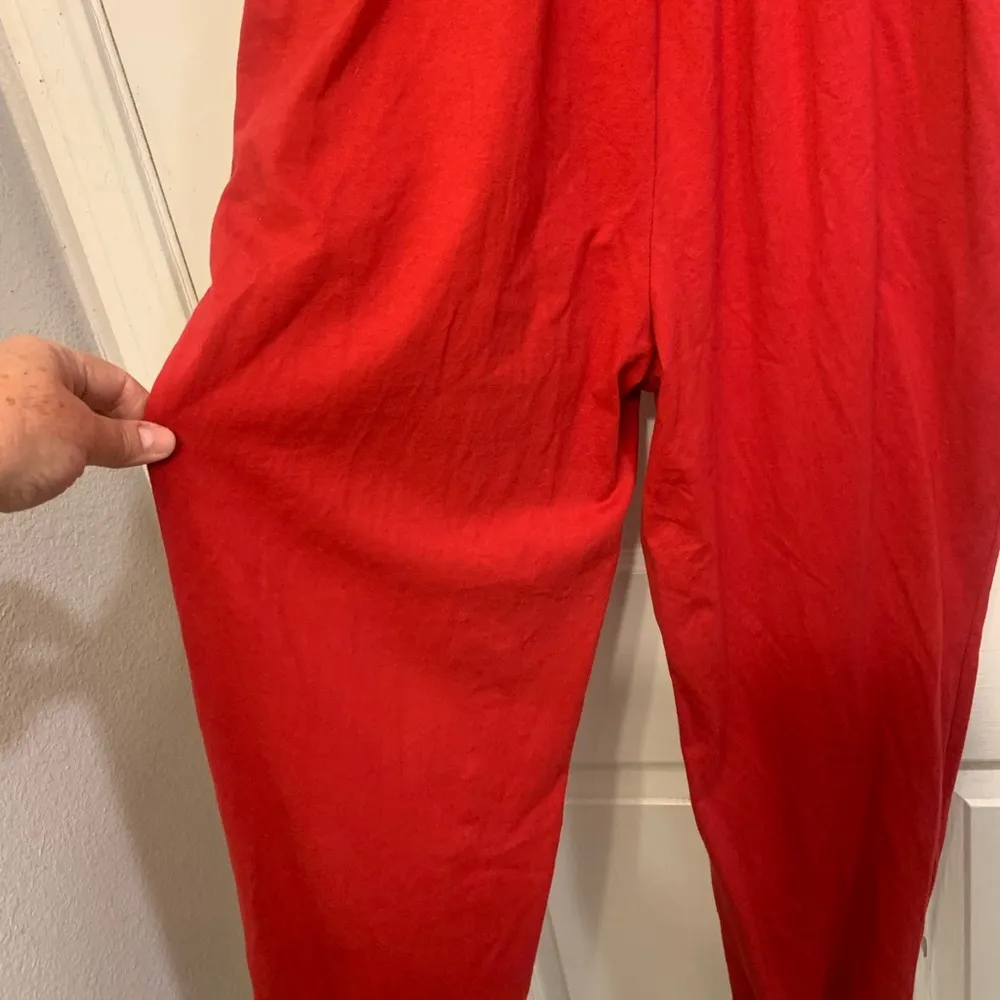 Jogging Sleeveless Red Jumpsuit. 1557 Size M - Image 9