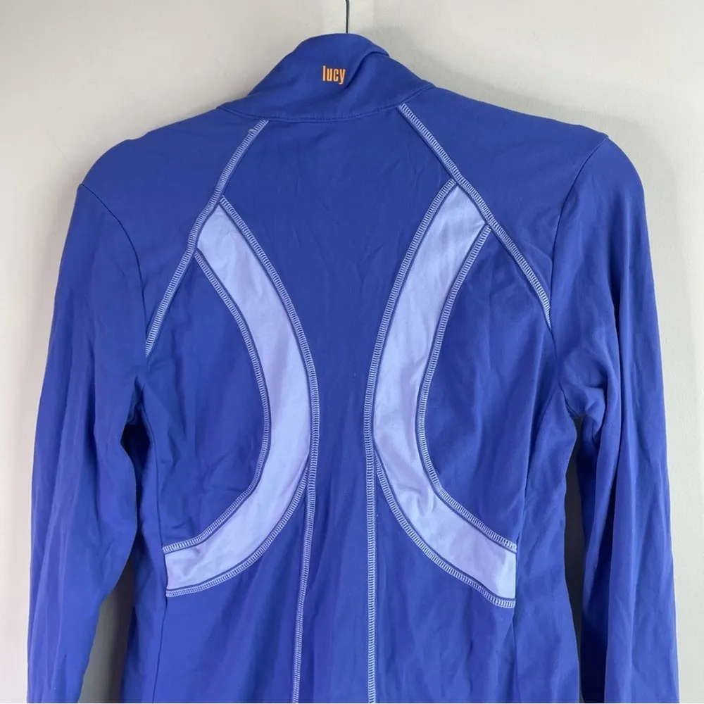 Lucy purple ultimate power zip‎ up jacket size small - Image 5