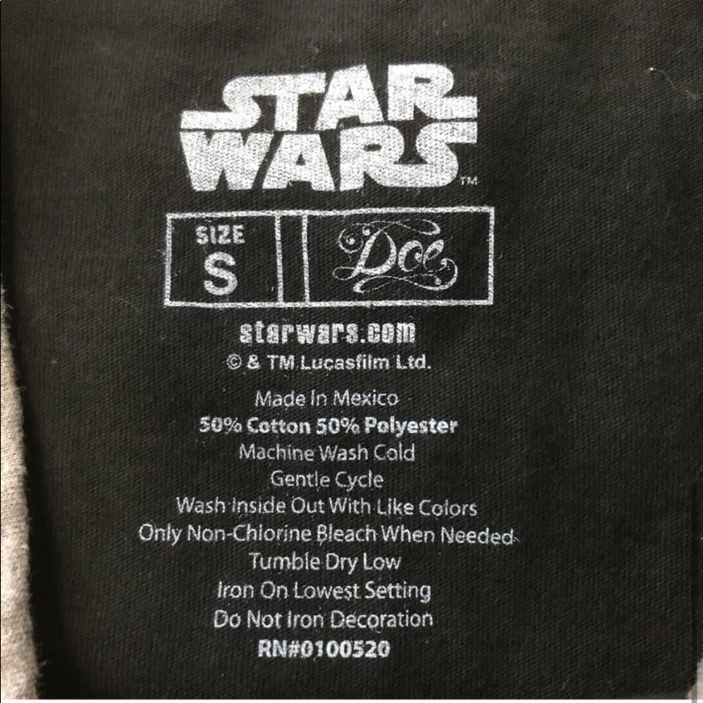 Star Wars Yoda Graphic Tee Shirt - Image 6