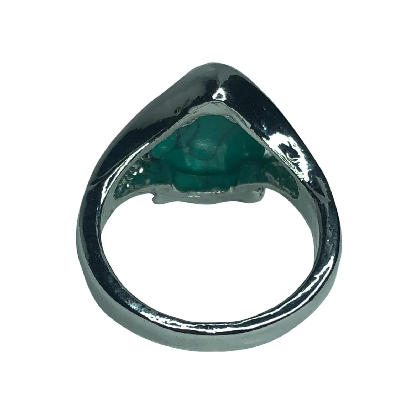 Turquoise Covered Teardrop Ring - Image 6