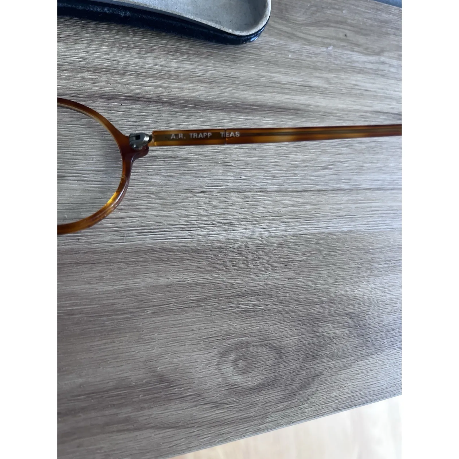 Anglo American England Optical Honey Tortoise Frames Only *need Repair Brown - Image 5