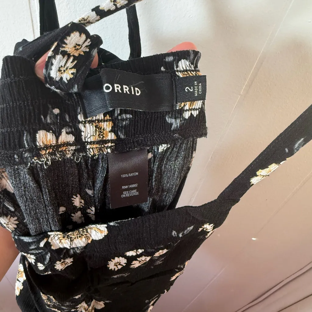 Torrid Black Floral Maxi Dress - Image 4