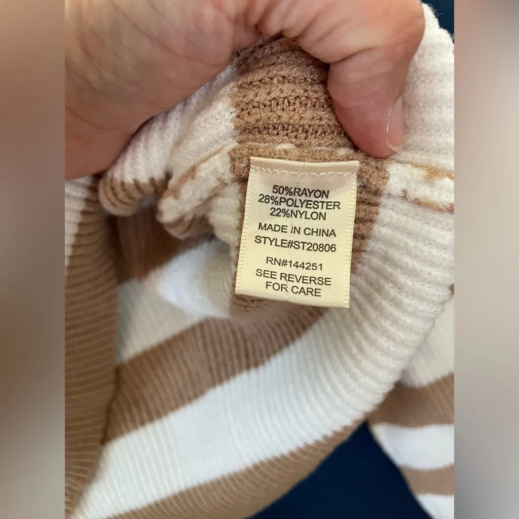 Sincerely Jules Cropped oversize Sweater size medium Pink - Image 9