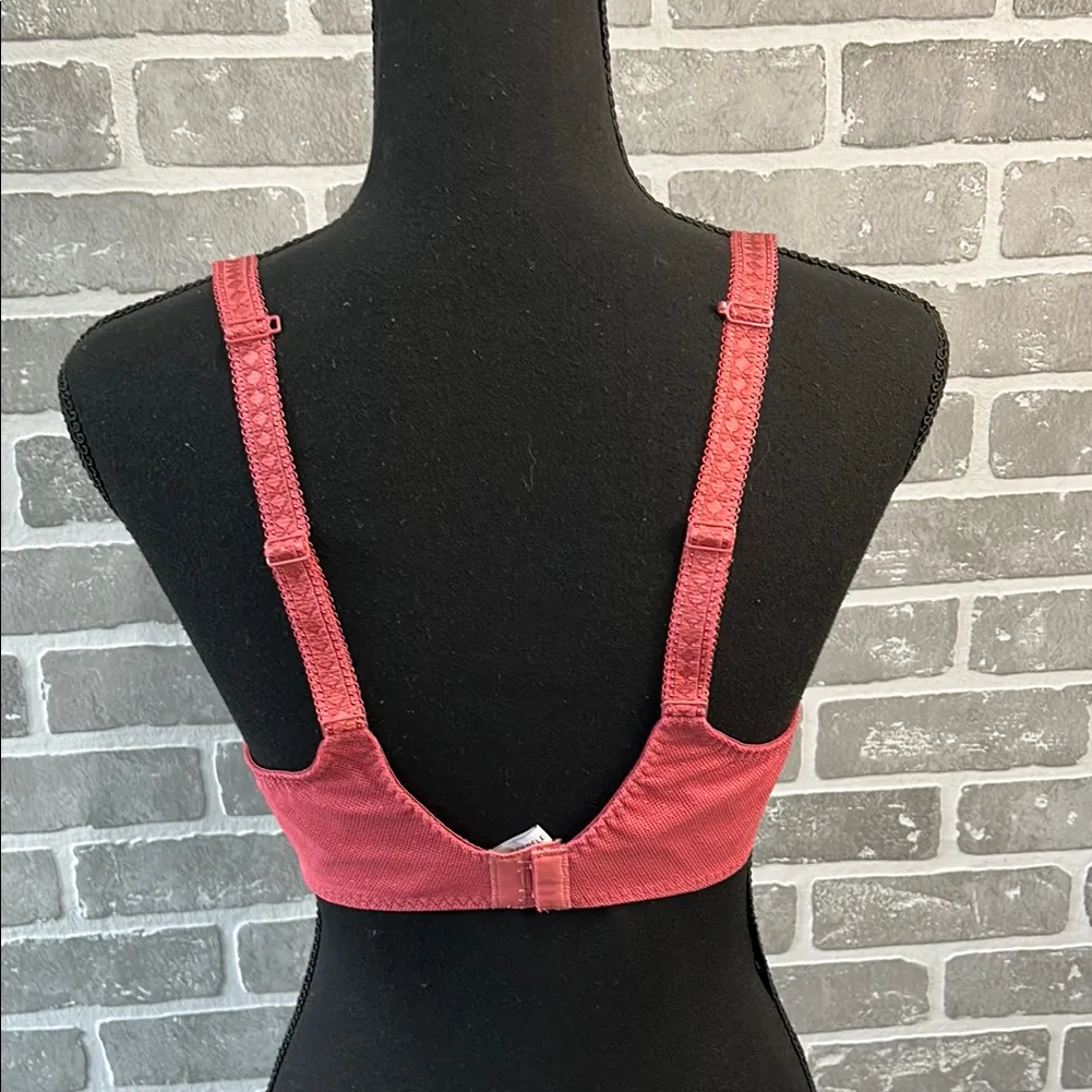 NWT Simone Perele Bretelles Multi Positional Straps‎ Coral Lace Bra 34 E (DD) Pink Size undefined - Image 3