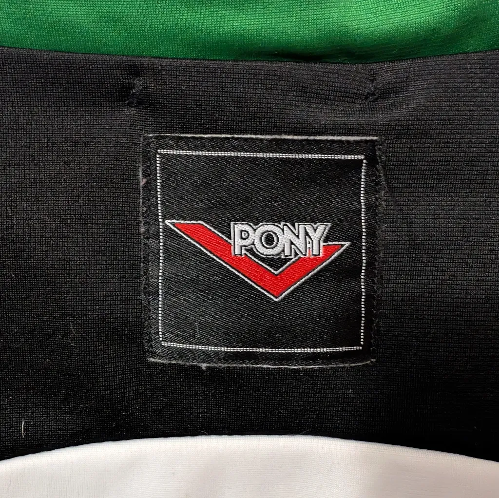 Forever 21 X Pony Retro Jacket Small Green/White/Black Green - Image 3