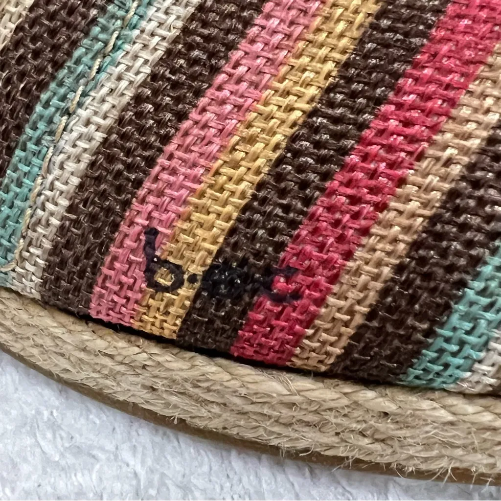 B.O.C. Born Concept Franki Rainbow Striped Canvas Espadrilles Size 11 Brown - Image 5