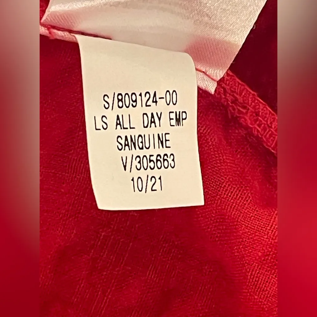 Old Navy Orange Red Tiered Ruffled Sundress - Image 6