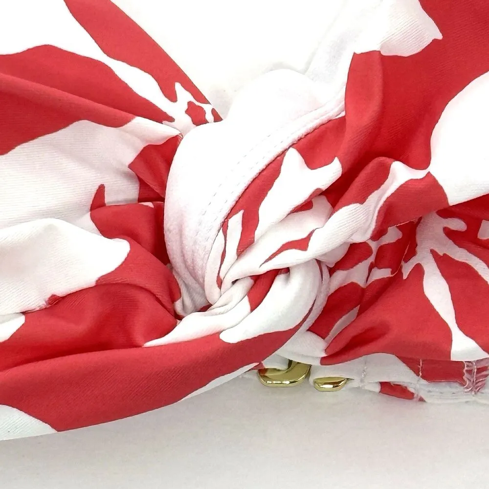 Summer Collection White Coral Floral Bra Bikini Swim Top SZ 12 NEW - Image 7