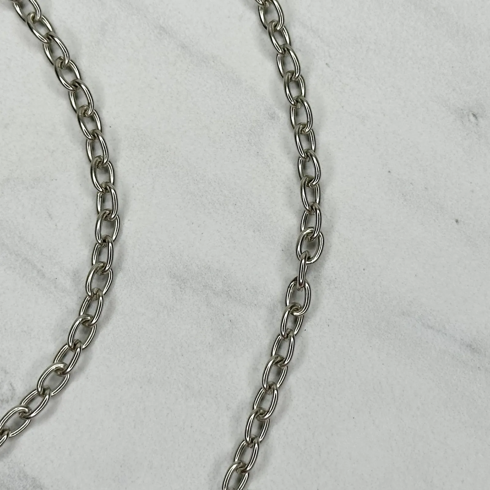 Skinny Dainty Silver Tone Chain Link Purse Bag Replacement Strap ✨ - Image 5