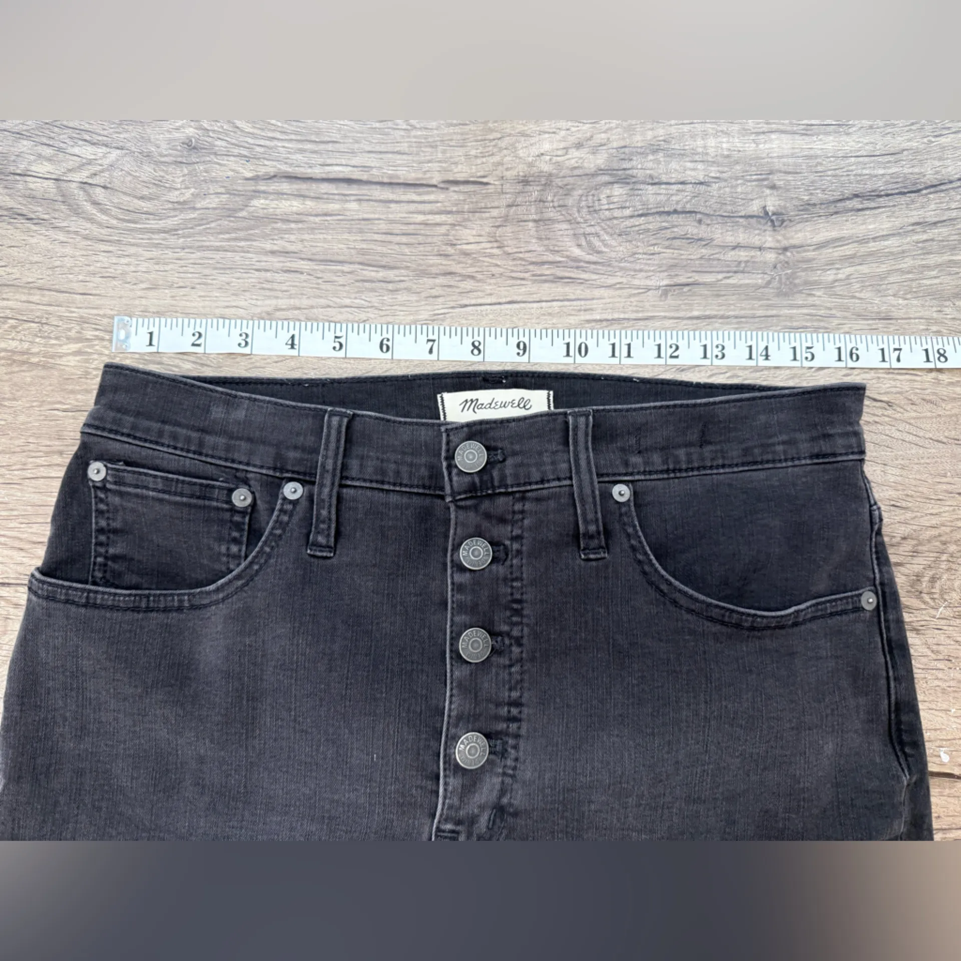 Madewell Tall Cali Demi-Boot Jeans in‎ Bellspring Wash: Button-Front Edition 30T - Image 7