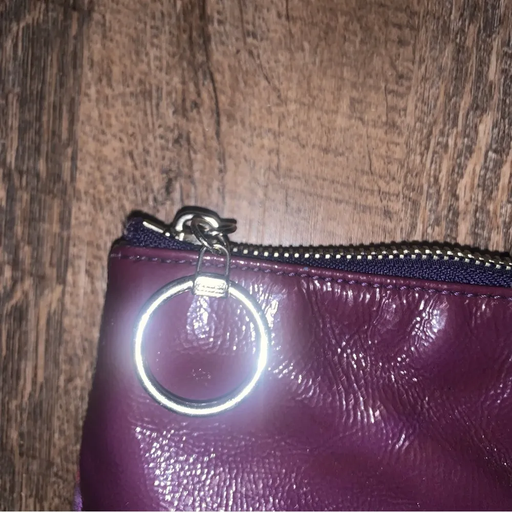 Coach Purple Poppy Tartan Plaid Vintage Tote Baby Purse with Hangtags attached - Image 6