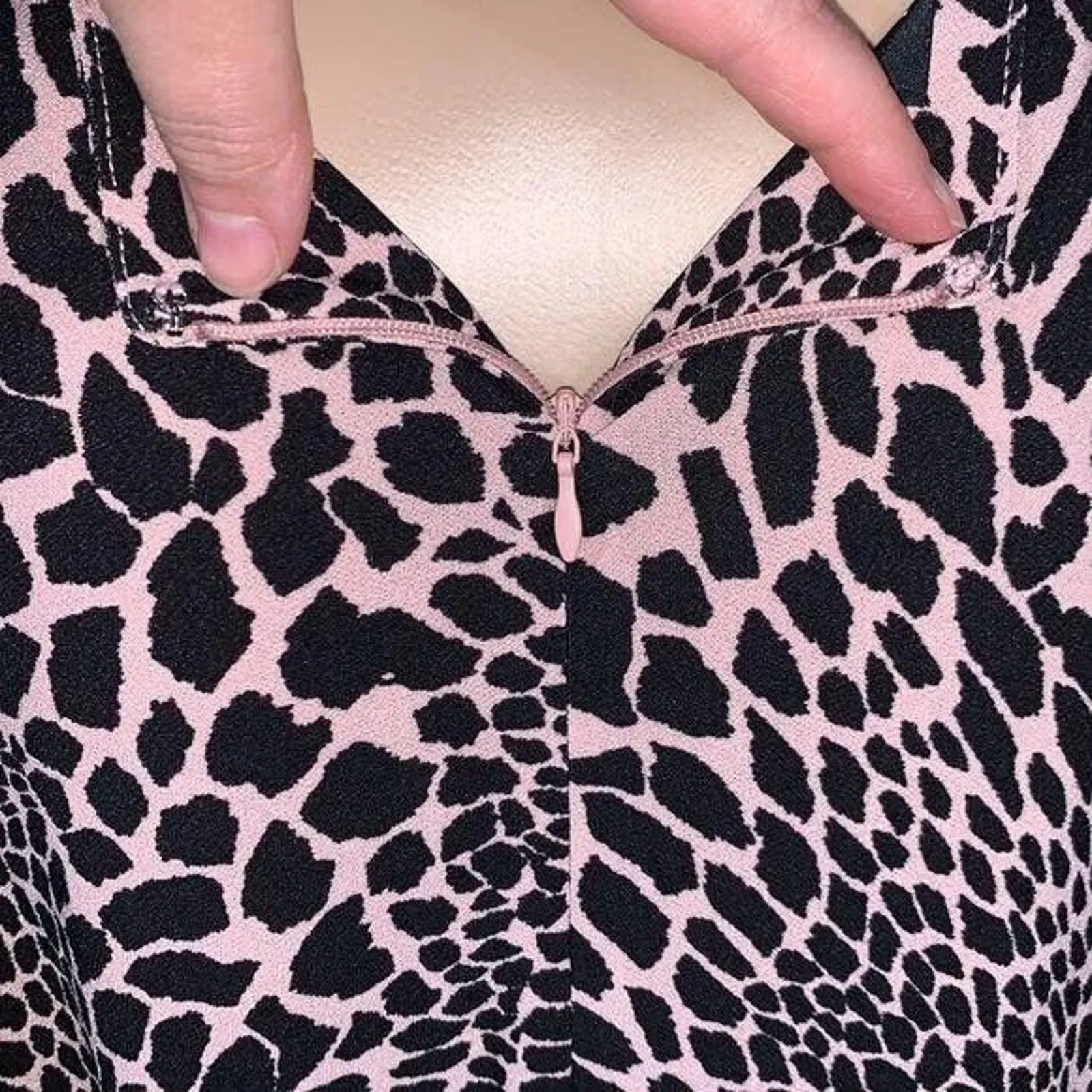 Alfani Womens Sheath Dress Stretchy Animal Cheetah Print Pink Black Small - Image 11