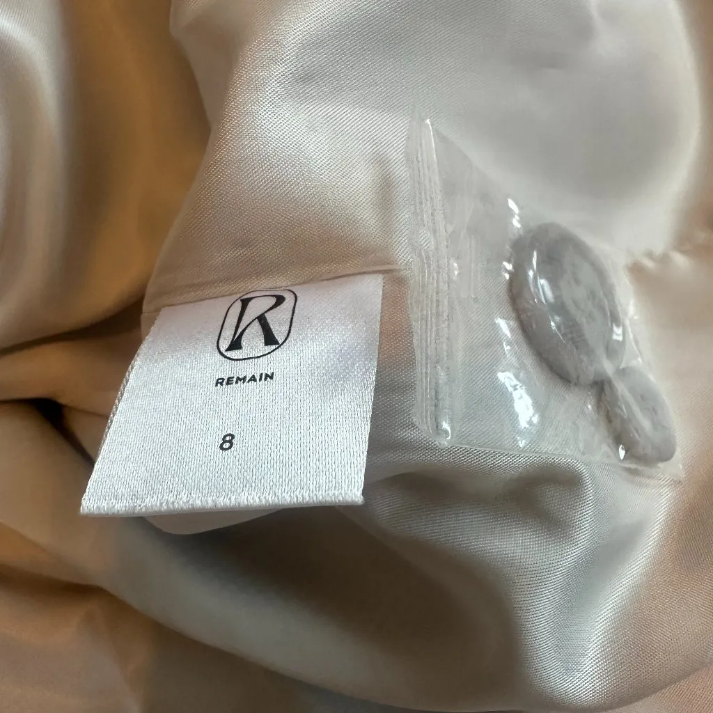 Remain Grey Plaid Check Button - Image 13