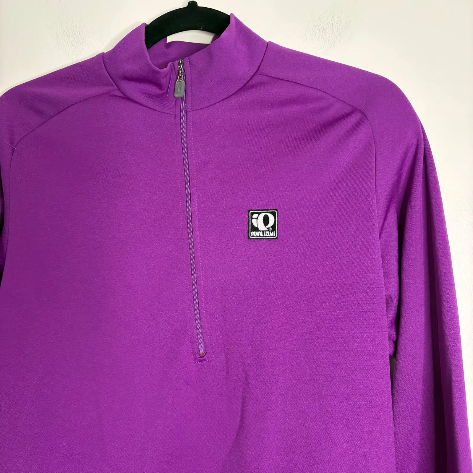 Pearl Izumi Womens Purple Long Sleeve 1/4 Zip Technical Wear Cycling Top M - Image 2