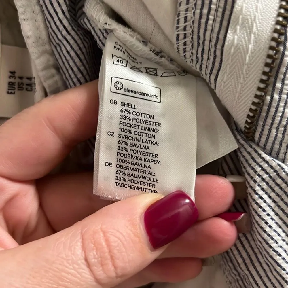 ✨LOGG H&M SeerSucker Bermuda Striped Shorts✨ - Image 6