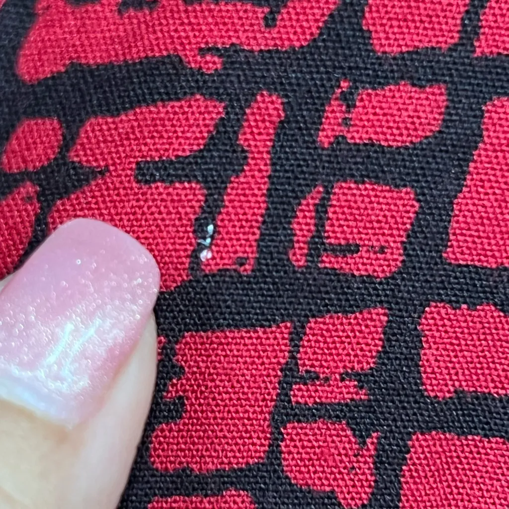 John Mark S Red Black Button-Down Shirt window pane long sleeve roll up tab - Image 16