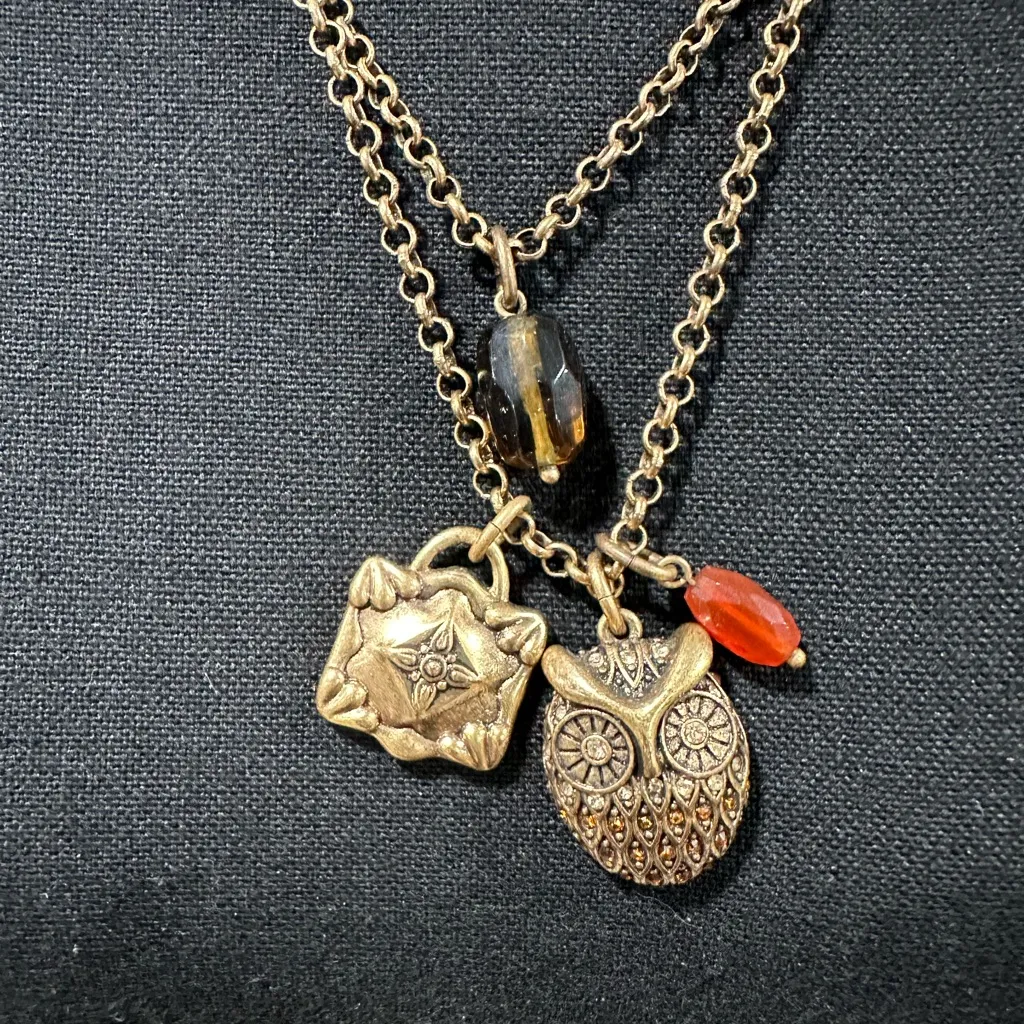 Lucky Brand Owl Necklace - Image 2