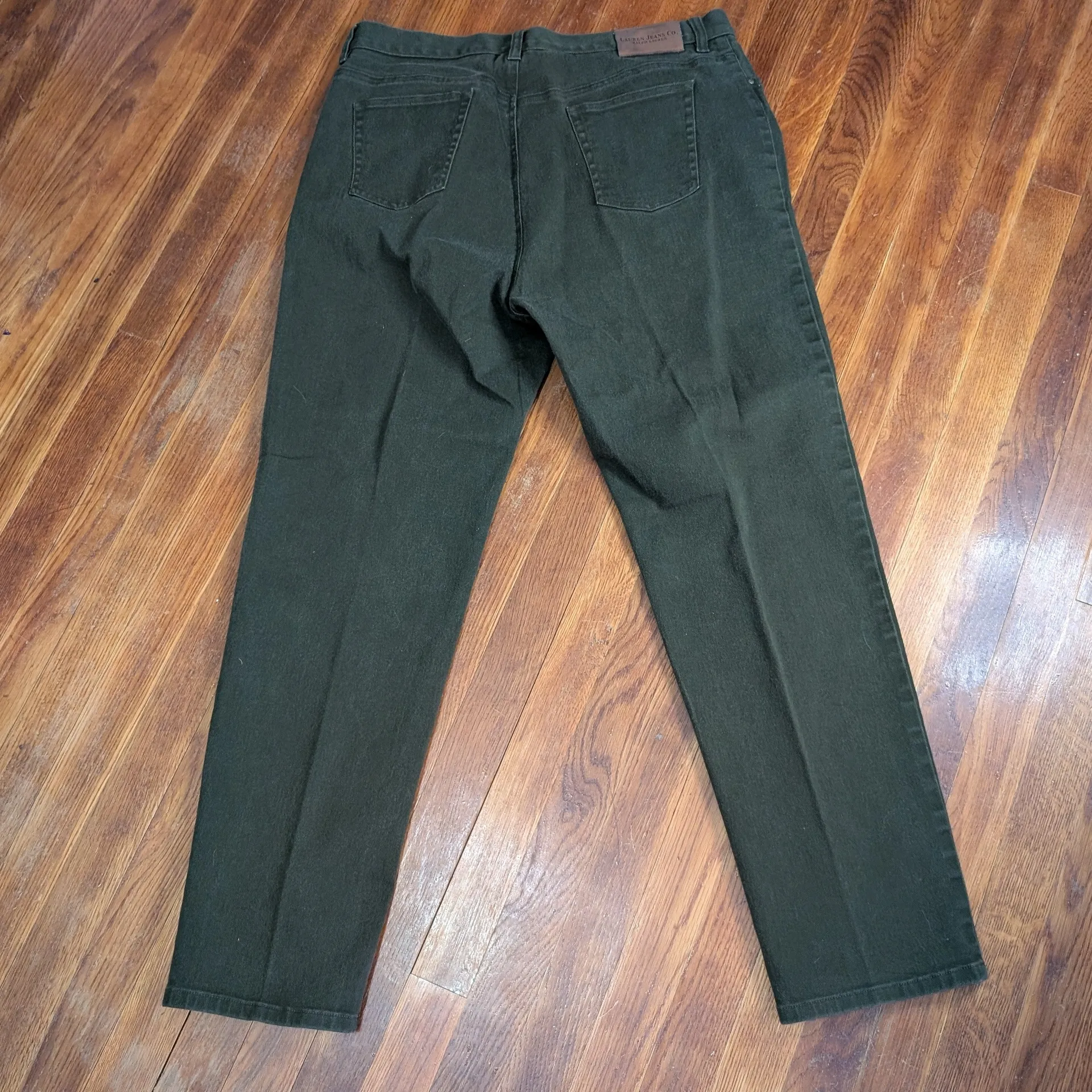 Ralph Lauren Straight Leg Pants in Gray and Green Two Pair Size 16 - Image 3