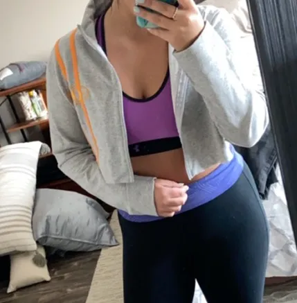 vintage grey jacket - Image 2