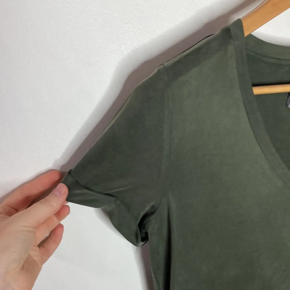 Anthro Dolan Left Coast Horizon colorblock dress in green and black combo sz S - Image 6