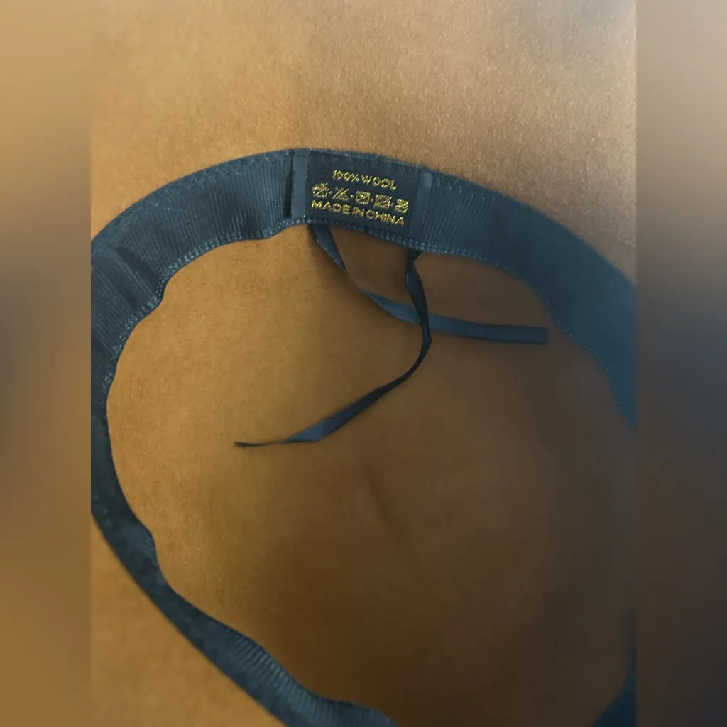 NEW Camel Bell Shape Cloche 100% Wool Hat - Image 3