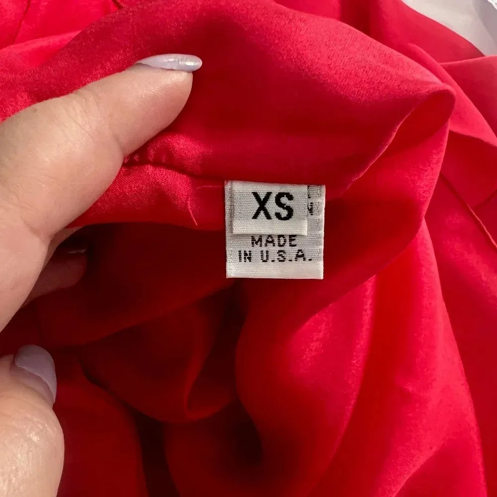 Ramy Brook Caftan Mini Dress in‎ Red Size XS - Image 12