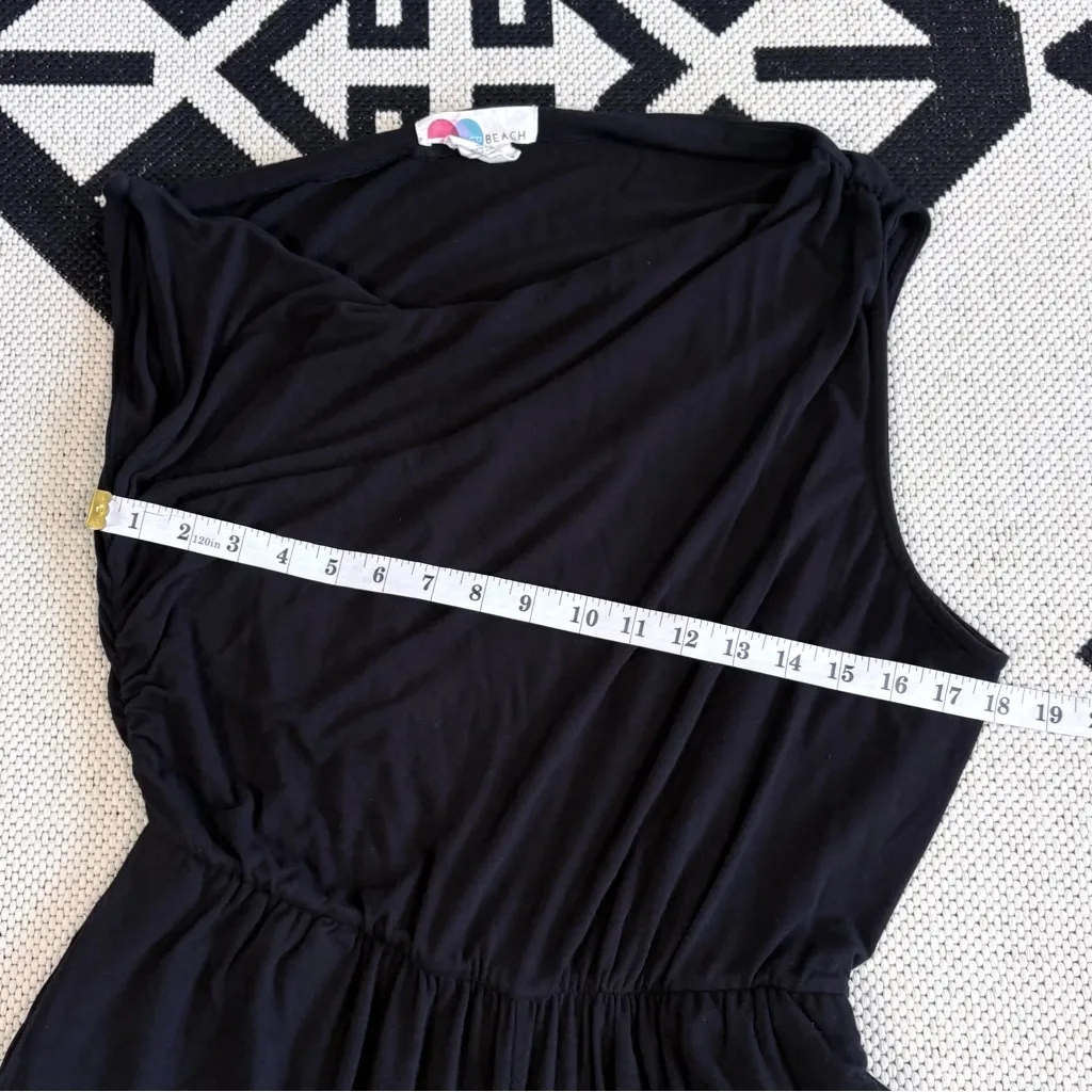 FP Beach Effortless One Piece Wide Leg Jumpsuit in Black Medium - Image 6