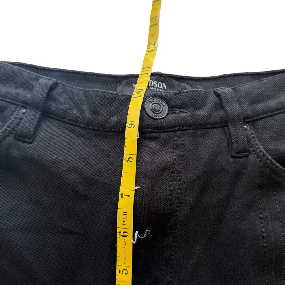 Hudson Womens Black Skinny Split Ankle Jeans Size 28 Stretch Equestrian Preppy - Image 6