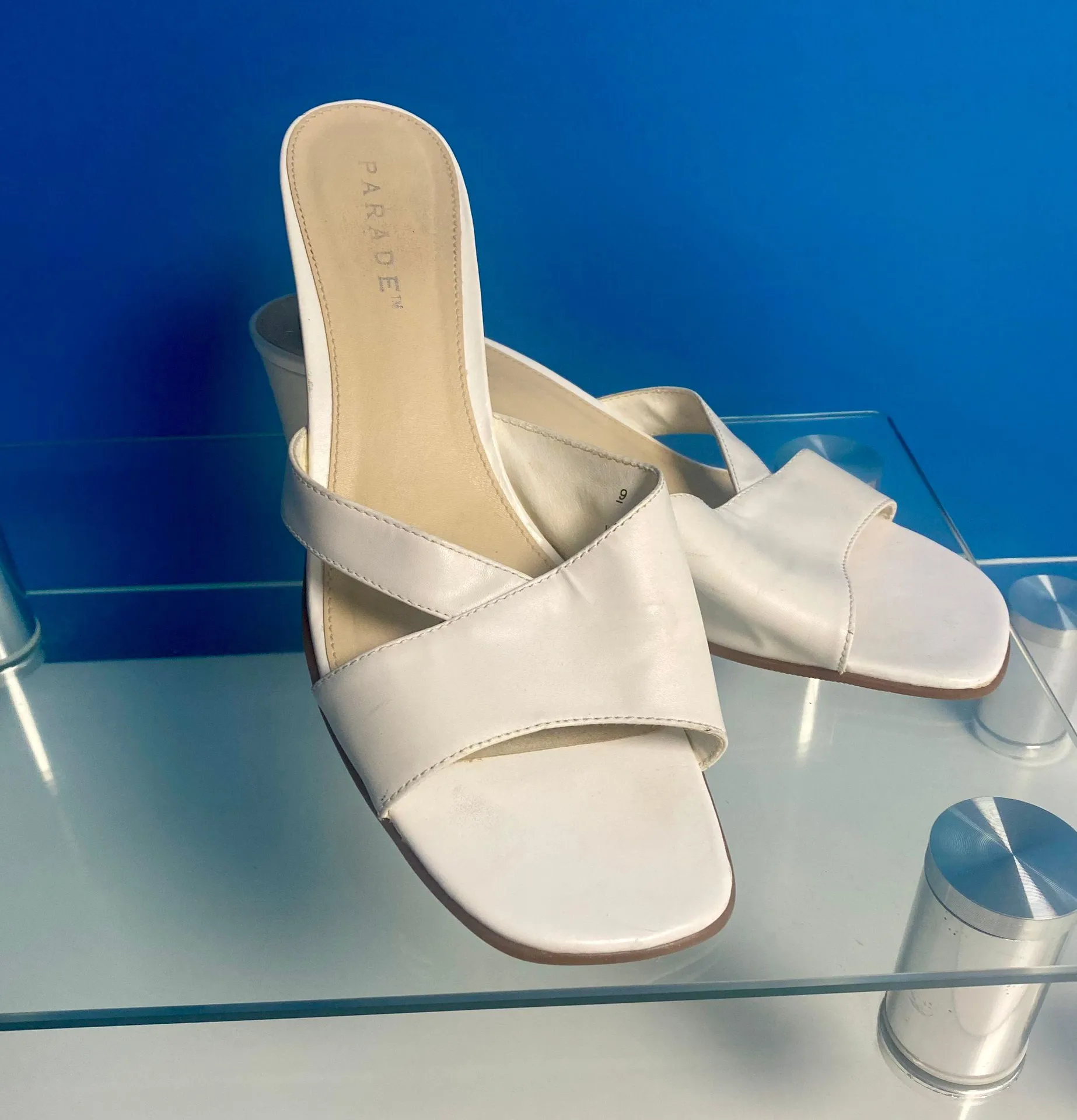 Parade Heels White Size 9 - Image 3