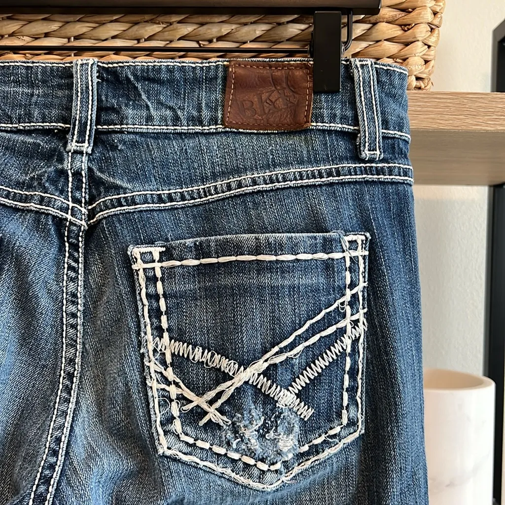 BKE Culture Mid-Rise Factory Distressed Crop Jeans, 29 - Image 7