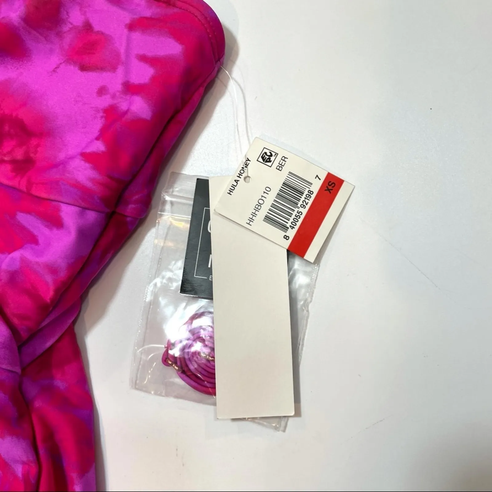 Hula Honey Pink TIE-DYE Cut-Out One-Piece Swimsuit - Image 3