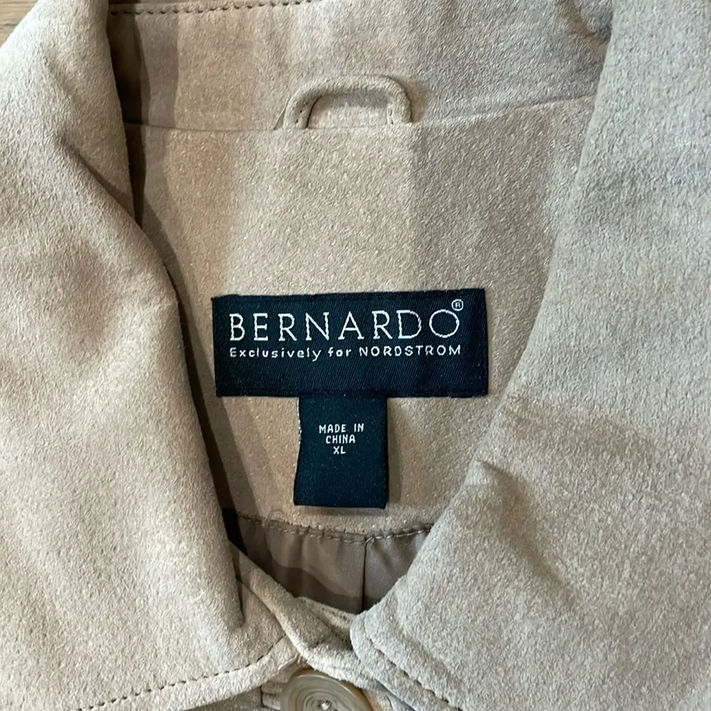 Bernardo Vintage Women's Camel/TanGenuine Leather/Suede Jacket XL - Image 4