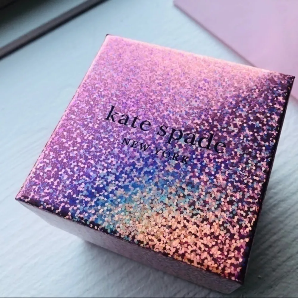 Kate Spade Gold Pave Spade Necklace & Stud Earring Set NWT Gift Boxed - Image 4