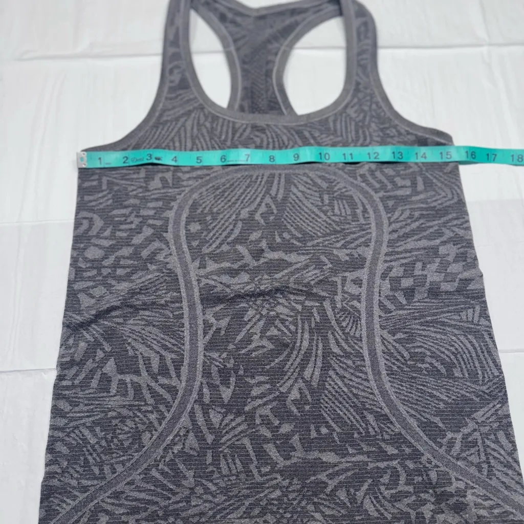 Lululemon Swiftly Tech Racerback in 
Heathered Soot Light - Image 8