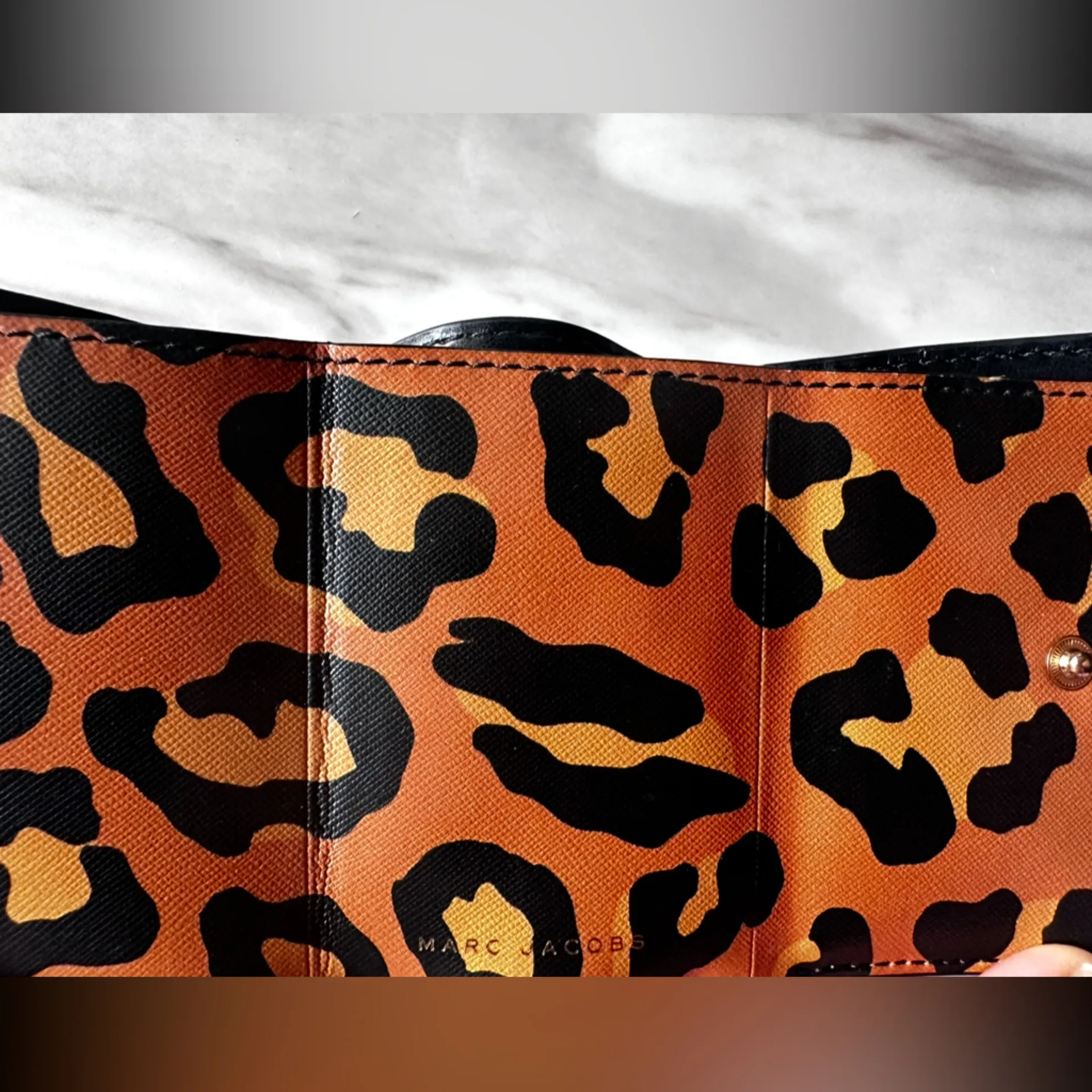 MARC JACOBS 
Leopard print small wallet - Image 5