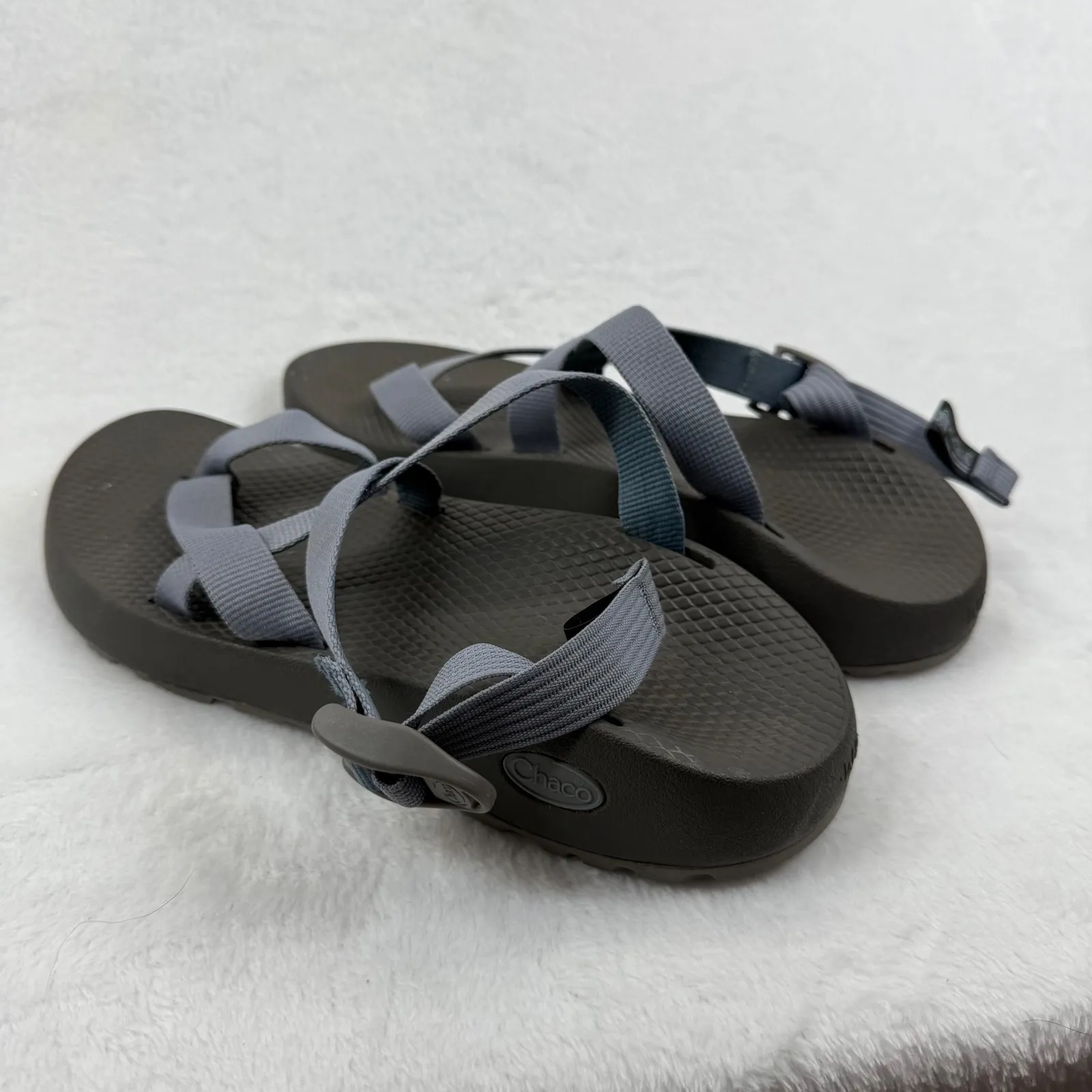 Chaco Womens JCH107836 Gray Adjustable Strap Sandals Size‎ 9 Casual Shoes - Image 10